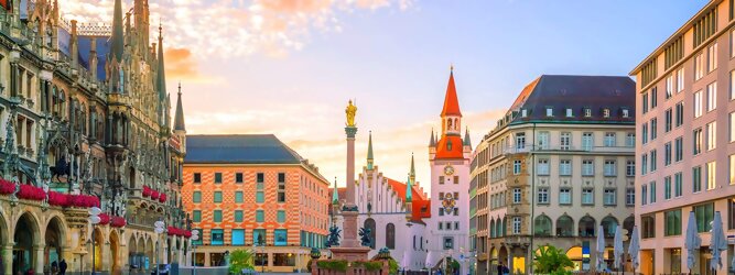 Trip Yoga Stadt Urlaub - München - Lebensqualität par excellence – bietet München und Umgebung. Das, wissen definitiv alle, die schon als „Münchner Kindl“ das Licht der Welt erblickt haben. Ob einheimisch oder zugereist, dem lässigen gemütlichen Charme entwischt man nicht. Die Biergartenkultur kommt gut an, Grillen und Picknicken an der Isar oder im Englischen Garten gefällt, und macht Lust auf Wiederholung. Die beliebtesten Orte für München Ferien, locken mit besten Angebote für Hotels und Ferienunterkünfte mit Werbeaktionen, Rabatten, Sonderangebote für München Urlaub buchen. Reisedaten eingeben und Hotel Flug Mietwagen Attraktionen Taxis für eine München Reise flexibel buchen. Sollten sich die Pläne ändern, sind viele der Unterkünfte und Zimmer in München kostenfrei stornierbar.